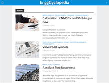 Tablet Screenshot of enggcyclopedia.com